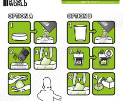 Moldable Thermoplastic Beads – fehér formázható hőre lágyuló műanyag gyöngyök (100 g)