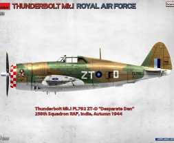 1:48 Republic Thunderbolt Mk.I, Royal Air Force (basic kit)
