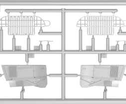 1:35 Chevrolet G7117 teherautó vízszállító utánfutóval