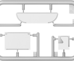 1:35 Chevrolet G7117 teherautó vízszállító utánfutóval