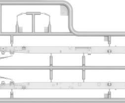 1:35 Chevrolet G7117 teherautó vízszállító utánfutóval