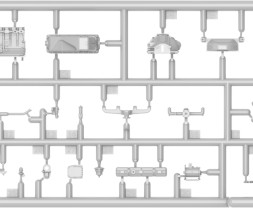 1:35 Chevrolet G7117 teherautó vízszállító utánfutóval