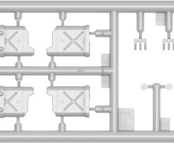 1:35 Chevrolet G7117 teherautó vízszállító utánfutóval
