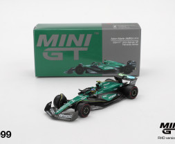 1:64 Aston Martin AMR24 No.14 Fernando Alonso 2024 F1 Bahrain