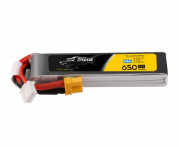 Gens Ace LiPo Tattu Serie - 2S 650mAh 7,6V 2S1P HV (95C) XT30 Plug