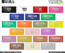 GSW Flexible Paint – piros színű flexibilis festék (240 ml)