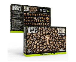 3D Printed Set Battlefield Creature Skulls – 3D nyomtatott szörnykoponyák (300 db)