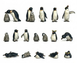 3D Printed Set Penguins – 3D nyomtatott pingvinek (25 db)