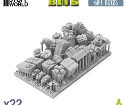 3D Printed Set Gift Boxes – 3D tištěné dárky (22 ks)