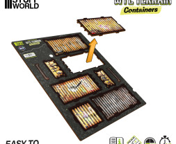 Pre-Painted WTC Container MDF (1 db)