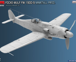 1:48 Focke-Wulf Fw 190 D-9 Mimetall Production JG 301 (basic kit)
