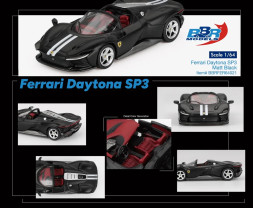 1:64 Ferrari daytona SP3 Matt Black 2024