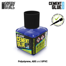 Blue Cement Fast Glue for Plastics – kék ragasztó műanyag modellekhez (40 ml)