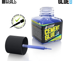 Blue Cement Fast Glue for Plastics – kék ragasztó műanyag modellekhez (40 ml)