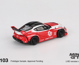 1:64 Toyota GR Supra Red LB WORKS