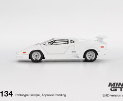 1:64 Lamborghini Countach 25th Anniversary White - blister
