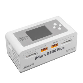 GensAce Imars D300 Plus G-Tech Dual Channel AC/DC 300W/700W nabíječ/vybíječ (bílý)