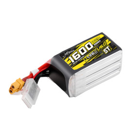 Gens ace LiPo Tattu R-Line V6 - 6S 1600mAh 22,2V 6S1P ST (160C) XT60 Plug