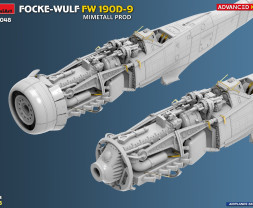 1:48 Focke-Wulf Fw 190D-9 Mimetall Production (Advanced Kit)