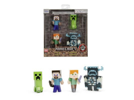 Jada Minecraft figurák 2,5 hüvelykes, 4 darabos készlet