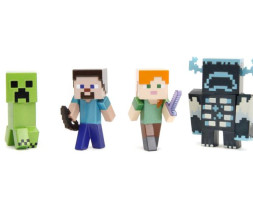 Jada Minecraft figurák 2,5 hüvelykes, 4 darabos készlet
