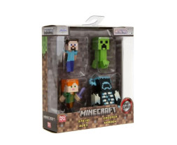 Jada Minecraft figurák 2,5 hüvelykes, 4 darabos készlet