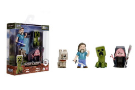 Jada Minecraft film figurák 2,5″-os 4 darabos készlet