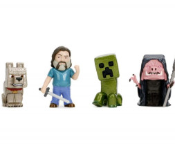 Jada Minecraft film figurák 2,5″-os 4 darabos készlet