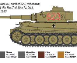 1:35 Pz.Kpfw.VI Tiger I Ausf. H (tp) Early Production