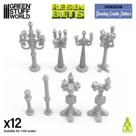 3D Printed Set Standing Candle Holders – 3D nyomtatott gyertyatartó készlet (12 db)