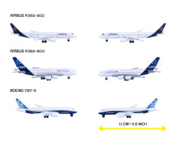Majorette fém utasszállító repülőgép - Airbus A350-900 Lufthansa