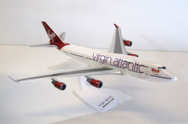 1:250 Boeing B747-443 Virgin Atlantic Airways ″2010s″ Colors, Named ″Barbarella″ (Snap-Fit)