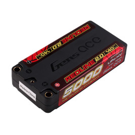 GENS ACE LiPo Redline sorozat 2.0 - 2S 5000mAh 7.6V Nagyfeszültségű 2S1P (140C)