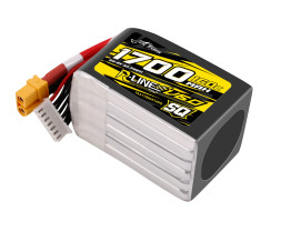 Gens Ace LiPo Tattu R-Line V6 - 6S 1700mAh 22.2V 6S1P SQ (160C) XT60 csatlakozó