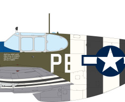 1:32 North American P-51B Mustang (Royal Hybrid, Limited edition)