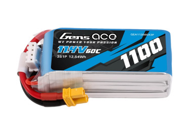 Gens ACE LiPo - 3S 1100mAh 11.4V 3S1P (60C) XT30