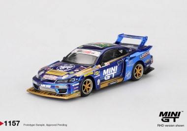 1:64 Nissan Silvia (S15) LB-Super Silhouette #555 Team MINI GT Liberty Walk 2025 Formula Drift