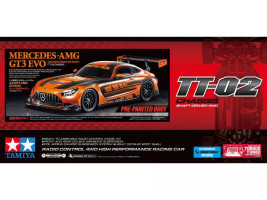 1:10 Mercedes-AMG GT3 EVO (Orange Painted Body) TT-02 Chassis