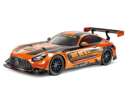 1:10 Mercedes-AMG GT3 EVO (Orange Painted Body) TT-02 Chassis