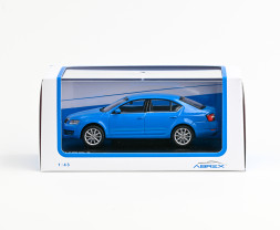 1:43 Škoda Octavia III (2012) - Kék Abrex