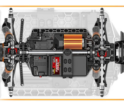 1:14 2,4GHz 4WD High Speed Car Monster - černý