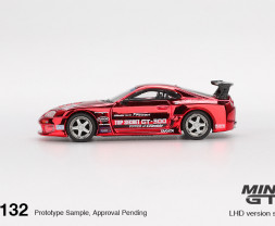 1:64 Toyota Supra (A80) Top Secret GT-300 Top Secret Red Chrome