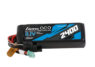 Gens Ace Mini G-Tech LiPo - 2400mAh 11.1V 3S1P (25C) Battery Pack příjímač