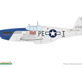 1:32 North American P-51B/C Mustang Birdcage canopy (Hybrid edition)