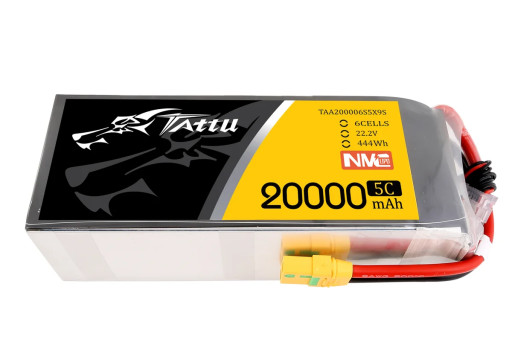 Gens Ace LiPo Tattu serie - 6S 20000mAh 5C 22.2V s konektorem XT90-S 