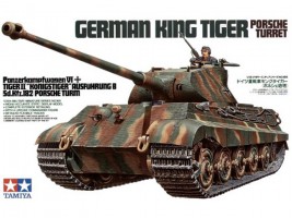 1:35 King Tiger (Porsche Turret)